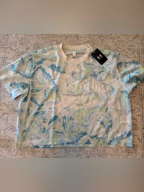 Under Armour Blue, Light Green & White Performance Tee